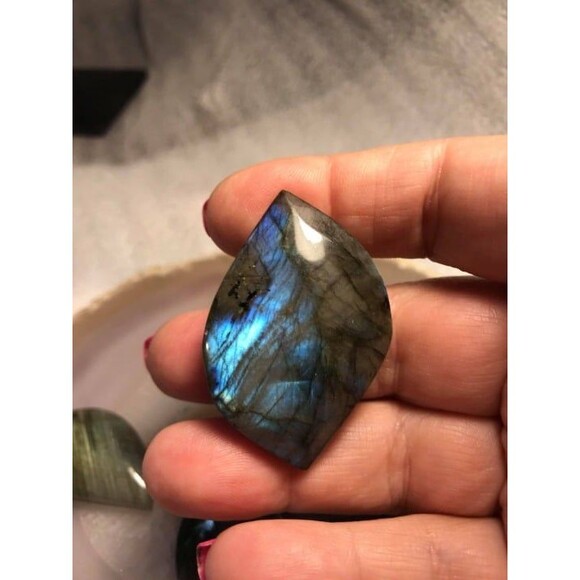 Labradorite Cabochon Lot - 5 cabs #3 - Picture 2 of 8